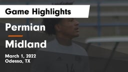 Permian  vs Midland  Game Highlights - March 1, 2022