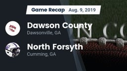 Recap: Dawson County  vs. North Forsyth  2019