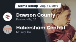 Recap: Dawson County  vs. Habersham Central 2019