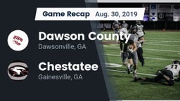Recap: Dawson County  vs. Chestatee  2019