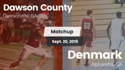 Matchup: Dawson County High vs. Denmark  2019