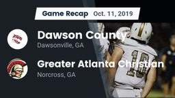 Recap: Dawson County  vs. Greater Atlanta Christian  2019