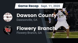 Recap: Dawson County  vs. Flowery Branch  2020