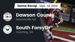 Recap: Dawson County  vs. South Forsyth  2020