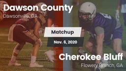 Matchup: Dawson County High vs. Cherokee Bluff   2020