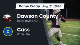 Recap: Dawson County  vs. Cass  2020