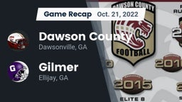 Recap: Dawson County  vs. Gilmer  2022