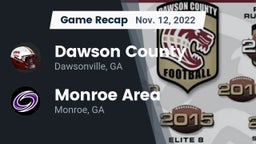 Recap: Dawson County  vs. Monroe Area  2022