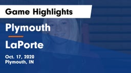Plymouth  vs LaPorte  Game Highlights - Oct. 17, 2020