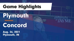 Plymouth  vs Concord  Game Highlights - Aug. 26, 2021