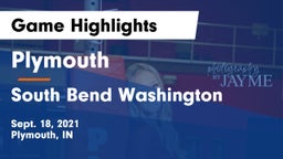 Plymouth  vs South Bend Washington Game Highlights - Sept. 18, 2021