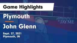 Plymouth  vs John Glenn  Game Highlights - Sept. 27, 2021