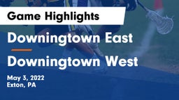 Downingtown East  vs Downingtown West  Game Highlights - May 3, 2022