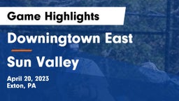 Downingtown East  vs Sun Valley  Game Highlights - April 20, 2023