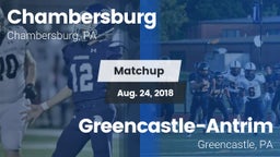 Matchup: Chambersburg High Sc vs. Greencastle-Antrim  2018