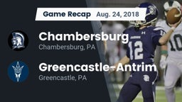 Recap: Chambersburg  vs. Greencastle-Antrim  2018