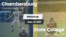Matchup: Chambersburg High Sc vs. State College  2018
