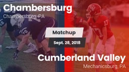 Matchup: Chambersburg High Sc vs. Cumberland Valley  2018