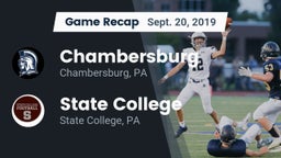 Recap: Chambersburg  vs. State College  2019
