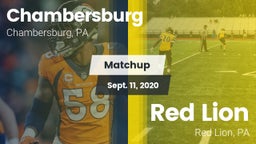Matchup: Chambersburg High Sc vs. Red Lion  2020