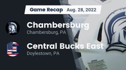 Recap: Chambersburg  vs. Central Bucks East  2022