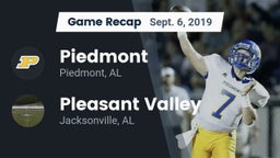 Recap: Piedmont  vs. Pleasant Valley  2019