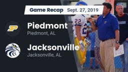 Recap: Piedmont  vs. Jacksonville  2019