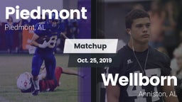 Matchup: Piedmont  vs. Wellborn  2019