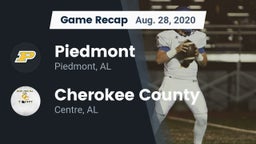 Recap: Piedmont  vs. Cherokee County  2020
