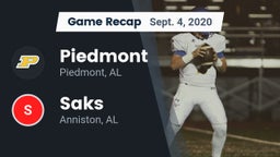 Recap: Piedmont  vs. Saks  2020