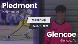 Matchup: Piedmont  vs. Glencoe  2020