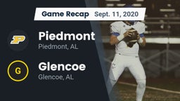 Recap: Piedmont  vs. Glencoe  2020