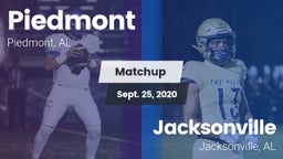Matchup: Piedmont  vs. Jacksonville  2020