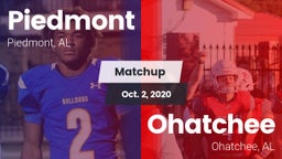 Matchup: Piedmont  vs. Ohatchee  2020