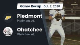 Recap: Piedmont  vs. Ohatchee  2020