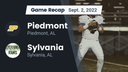Recap: Piedmont  vs. Sylvania  2022