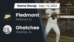 Recap: Piedmont  vs. Ohatchee  2022
