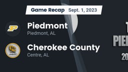 Recap: Piedmont  vs. Cherokee County  2023