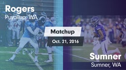 Matchup: Rogers  vs. Sumner  2016