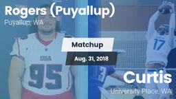 Matchup: Rogers  vs. Curtis  2018