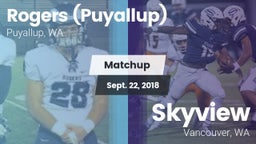 Matchup: Rogers  vs. Skyview  2018