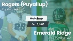 Matchup: Rogers  vs. Emerald Ridge  2018