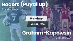 Matchup: Rogers  vs. Graham-Kapowsin  2018