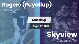 Matchup: Rogers  vs. Skyview  2019