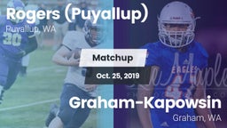 Matchup: Rogers  vs. Graham-Kapowsin  2019