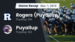 Recap: Rogers  (Puyallup) vs. Puyallup  2019