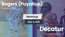 Matchup: Rogers  vs. Decatur  2019