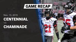 Recap: Centennial  vs. Chaminade High 2015