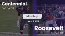 Matchup: Centennial High vs. Roosevelt  2016