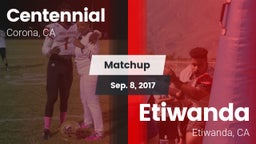 Matchup: Centennial High vs. Etiwanda  2017
